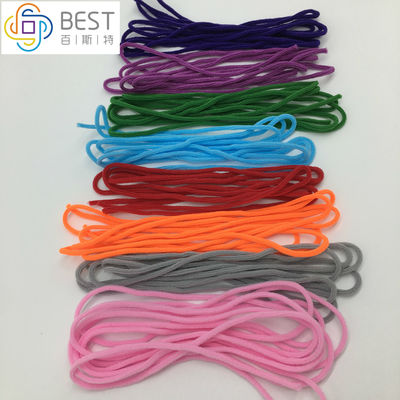 Le bande di elastico di colore della maschera di protezione Earloop attaccano 2.8mm 3mm