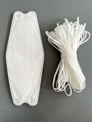 elastam elastico del poliestere del ciclo dell'orecchio della maschera di protezione di 3.5mm