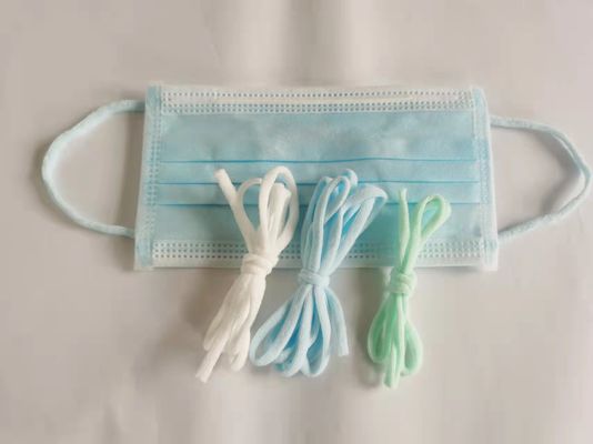 Banda elastica molle eccellente materiale Earloop per le maschere di protezione medica 3/16&quot; 5mm