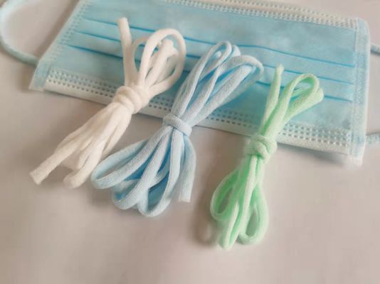 Banda elastica molle eccellente materiale Earloop per le maschere di protezione medica 3/16&quot; 5mm