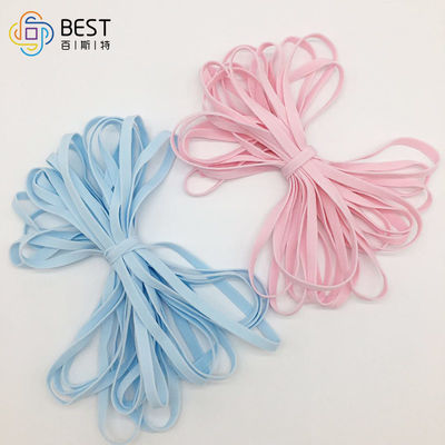 Banda Colourful 3.5mm di Earloop della maschera eliminabile elastica piana molle del cavo di allungamento 5mm