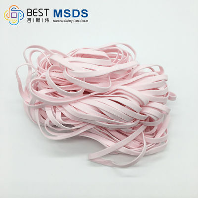 Banda elastica rosa per la larghezza di Earloop 5mm della maschera