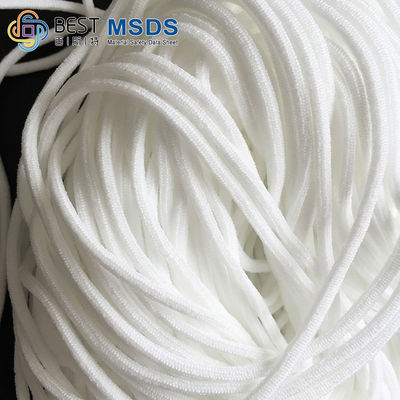 Il giro molle Earloop elastico lega il cavo per il poliestere 3.0mm dell'elastam della maschera di protezione 2.8mm