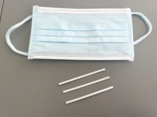 Bianco regolabile del cavo pp del naso del centro della striscia del ponte del naso del metallo di 5MM doppio