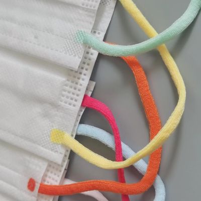 l'orecchio elastico molle piano di 5mm avvolge gli accessori lanuginosi della maschera di protezione della banda 5mm 6mm