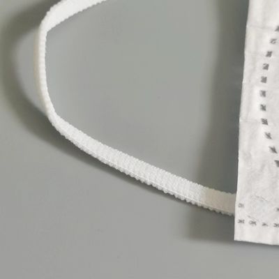 L'orecchio elastico molle regolabile avvolge il colore bianco 5mm degli accessori piani delle maschere