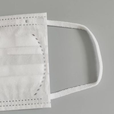 L'orecchio elastico molle regolabile avvolge il colore bianco 5mm degli accessori piani delle maschere