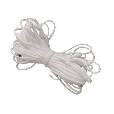 piano bianco di 3.0mm intorno alla morbidezza elastica della corda di Earloop intorno a cavo elastico per le maschere di protezione