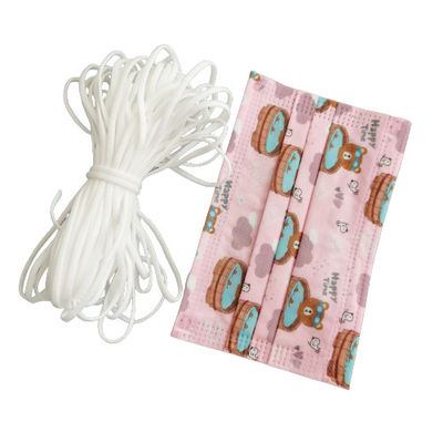 Cavo elastico elastico piano 3.5mm del ciclo elastico dell'orecchio della maschera di carattere della stampa del bambino