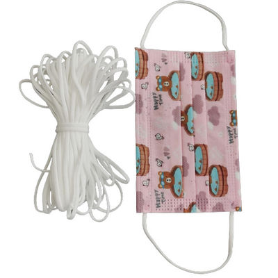 Cavo elastico elastico piano 3.5mm del ciclo elastico dell'orecchio della maschera di carattere della stampa del bambino