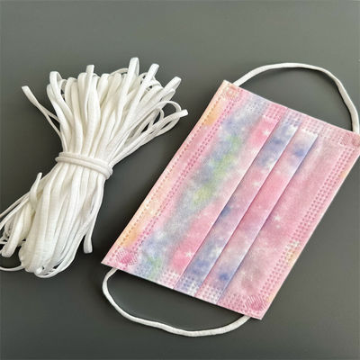 Corda molle 3.5MM del legame dell'orecchio dell'orecchio del cavo elastico piano bianco del ciclo