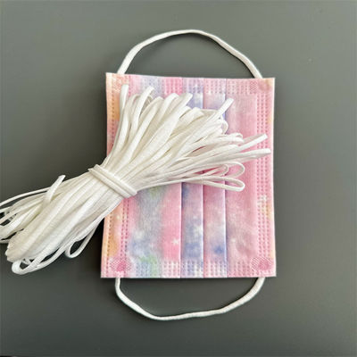 Corda molle 3.5MM del legame dell'orecchio dell'orecchio del cavo elastico piano bianco del ciclo
