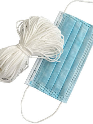 Cavo elastico di cucito molle di Earloop del giro per la maschera medica 2.5-3.0mm