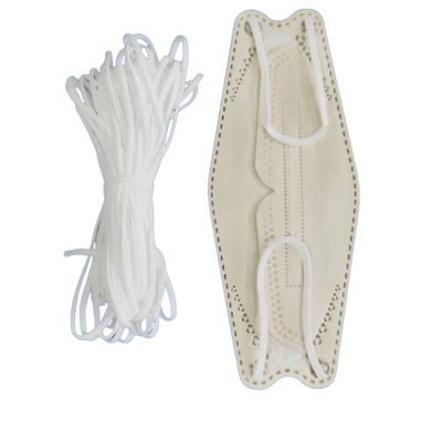 Poliestere a 1/4 pollici a 1/8 pollici del cavo elastico piano 5MM di Earloop della maschera di protezione