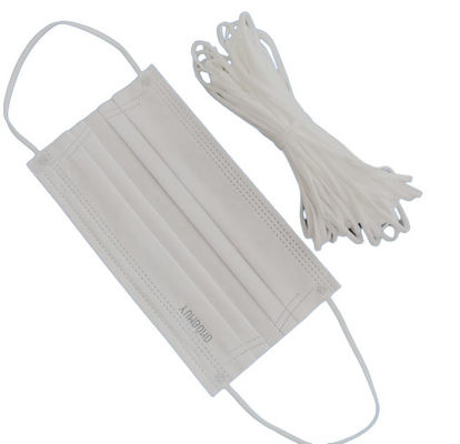 Poliestere a 1/4 pollici a 1/8 pollici del cavo elastico piano 5MM di Earloop della maschera di protezione