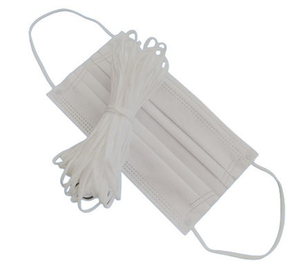Poliestere a 1/4 pollici a 1/8 pollici del cavo elastico piano 5MM di Earloop della maschera di protezione