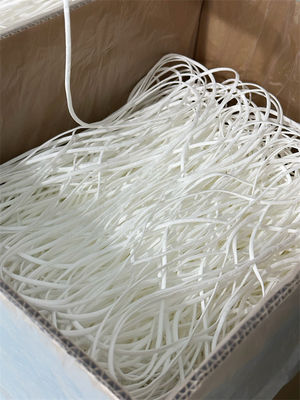 elastam bianco Earloop del poliestere dell'orecchio di 5mm del cavo elastico piano del ciclo per la maschera coreana 3D
