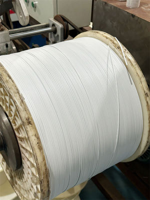 Bianco regolabile del cavo pp del naso del centro della striscia del ponte del naso del metallo di 5MM doppio