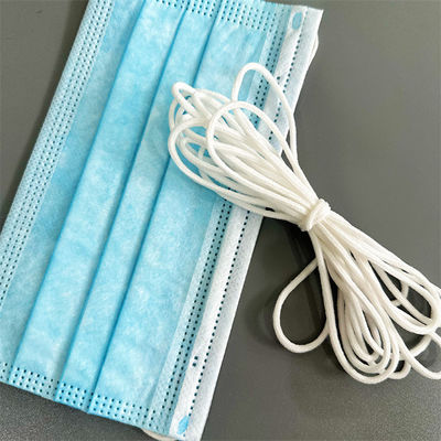 La banda di corda elastica della corda del cavo del giro bianco di nylon dell'elastam lega 2.5mm con un nastro 2.8mm 3mm