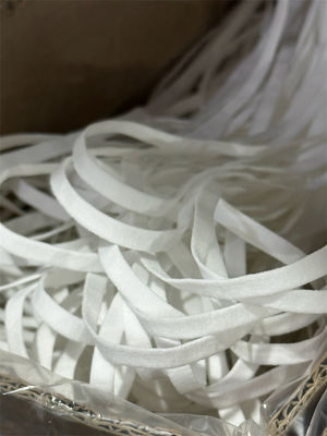 L'orecchio elastico della maschera di protezione N95 lega l'elastam bianco 7mm del poliestere di 5mm 6mm 6.5mm