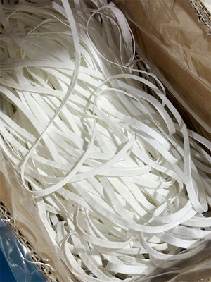 ciclo piano dell'orecchio dell'elastam del poliestere di 6.5mm per la maschera di protezione N95 bianca